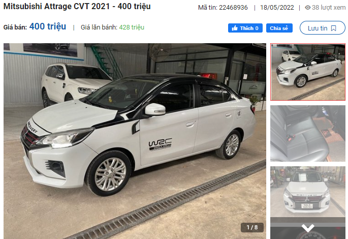 Mitsubishi Attrage 2021: Mức tiêu hao nhiên liệu 5,09l/100 km 1