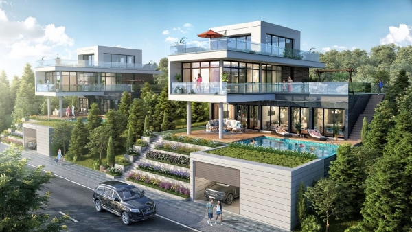 Phối cảnh biệt thự Legacy Hill Hòa Bình