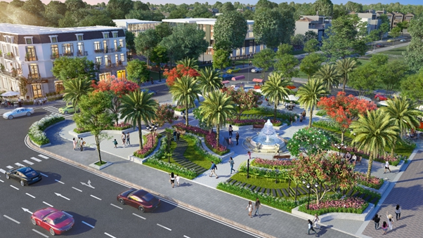  C&ocirc;ng vi&ecirc;n 7 chủ đề bố tr&iacute; khắp cả dự &aacute;n Mega Royal City 