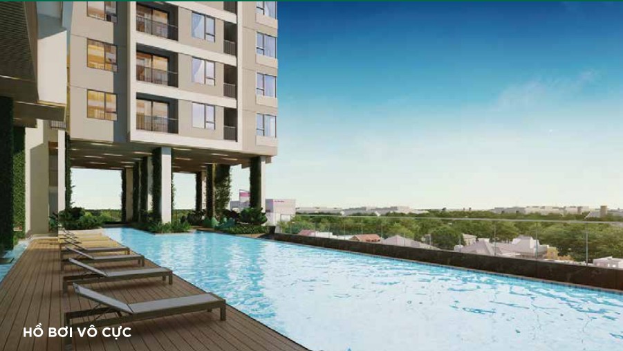 Hồ bơi v&ocirc; cực The Emerald Golf View