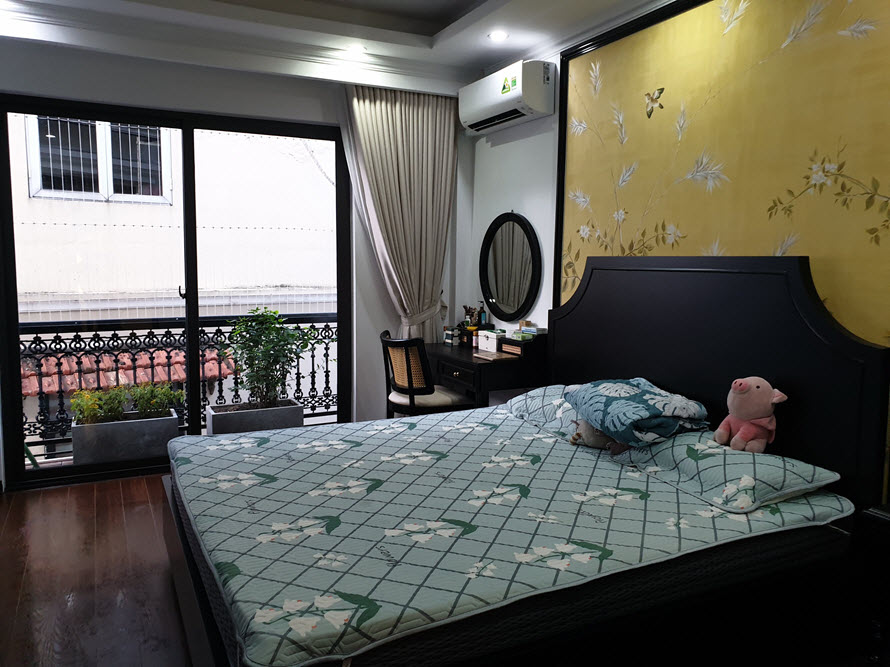 Phòng ngủ master phong cách Đông Dương sang trọng, tinh tế. toàn cảnh phòng ngủ master phong cách master