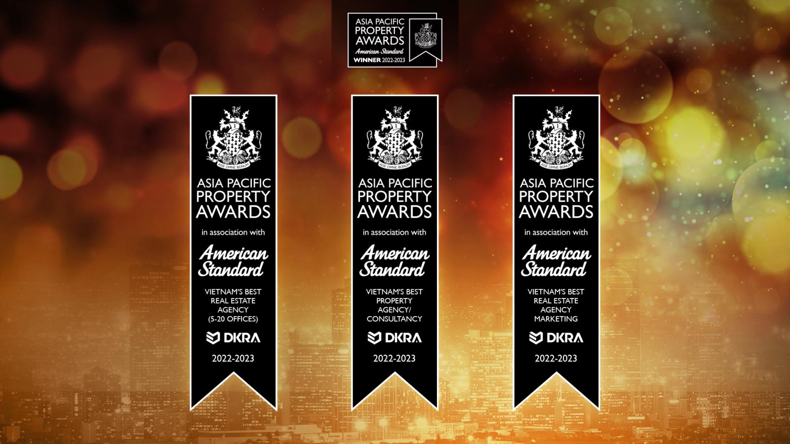  DKRA Vietnam lập &ldquo;hat-trick&rdquo; với 3 giải thưởng danh gi&aacute; tại Asia Pacific Property Awards 2022 - 2023
