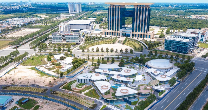 Các dự án của Becamex Tokyu, nhà phát triển dự án đầu tư từ 10 năm trước trải rộng khắp TP. Mới Bình Dương.