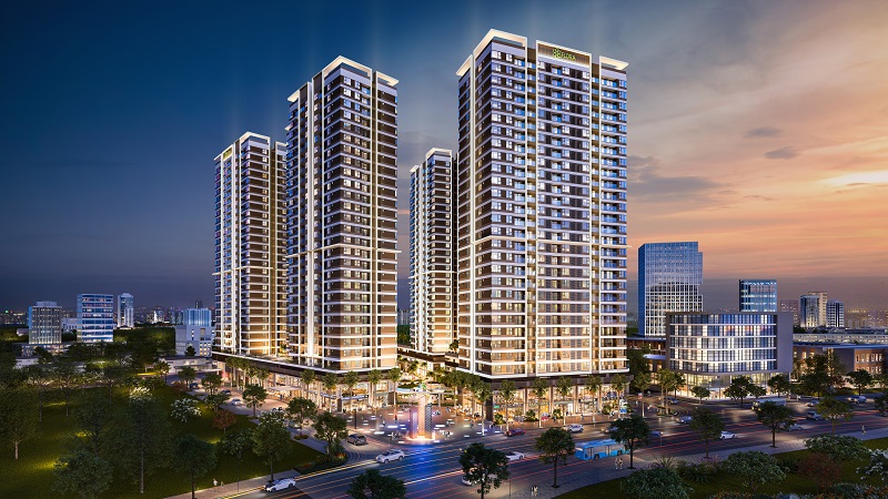 Phối cảnh dự kiến Akari City giai đoạn 2 đang được Nam Long giới thiệu ra thị trường với giá chỉ từ 45 triệu đồng/m2.