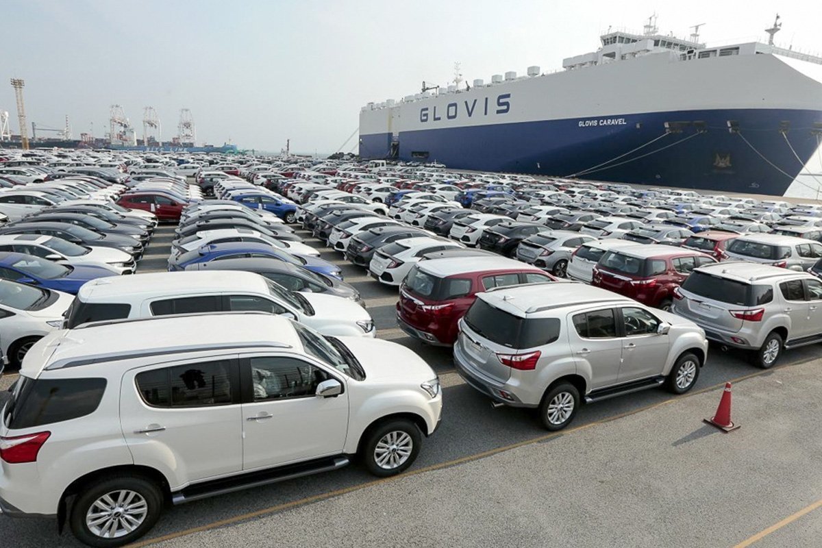 Lượng xe nhập về chủ yếu là ô tô 9 chỗ ngồi trở xuống 
