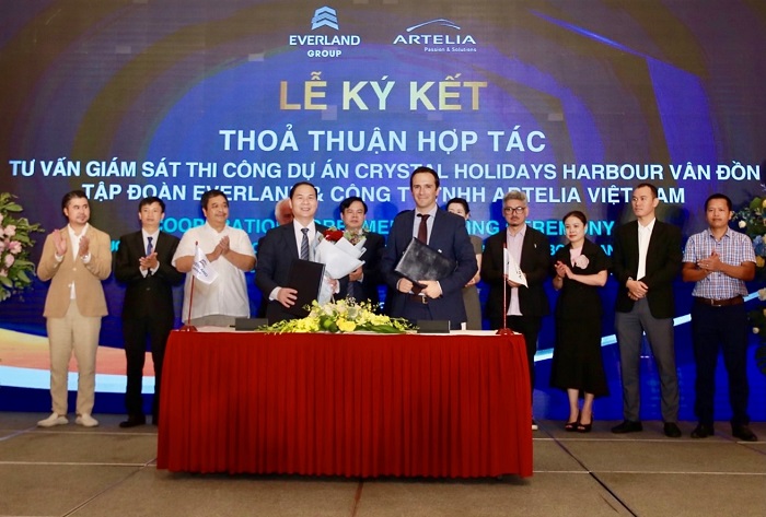 Everland và Artelia ký thỏa thuận hợp tác tư vấn giám sát thi công Dự án Crystal Holidays Harbour Vân Đồn
