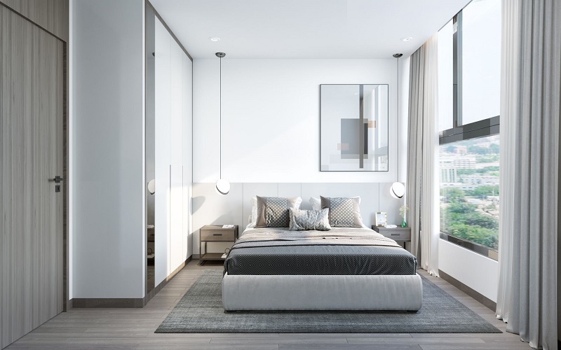 Diện tích các căn hộ từ 54.5- 69.5m2