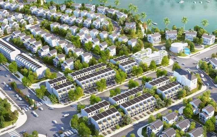Phối cảnh  một dự án khu nhà ở
