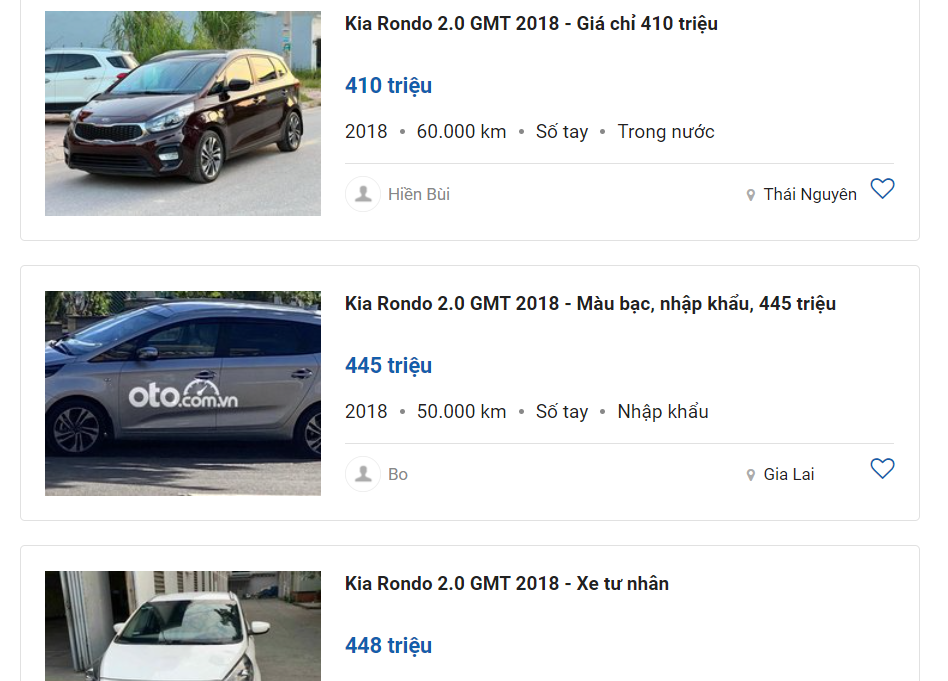  KIA Rondo 2018 .