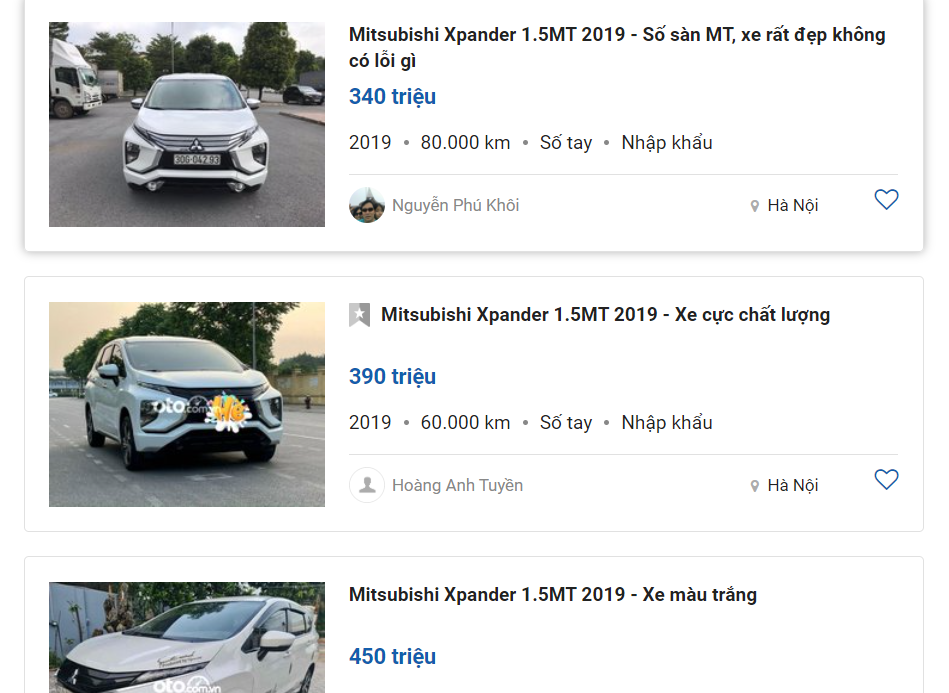 Mitsubishi Xpander 2019.