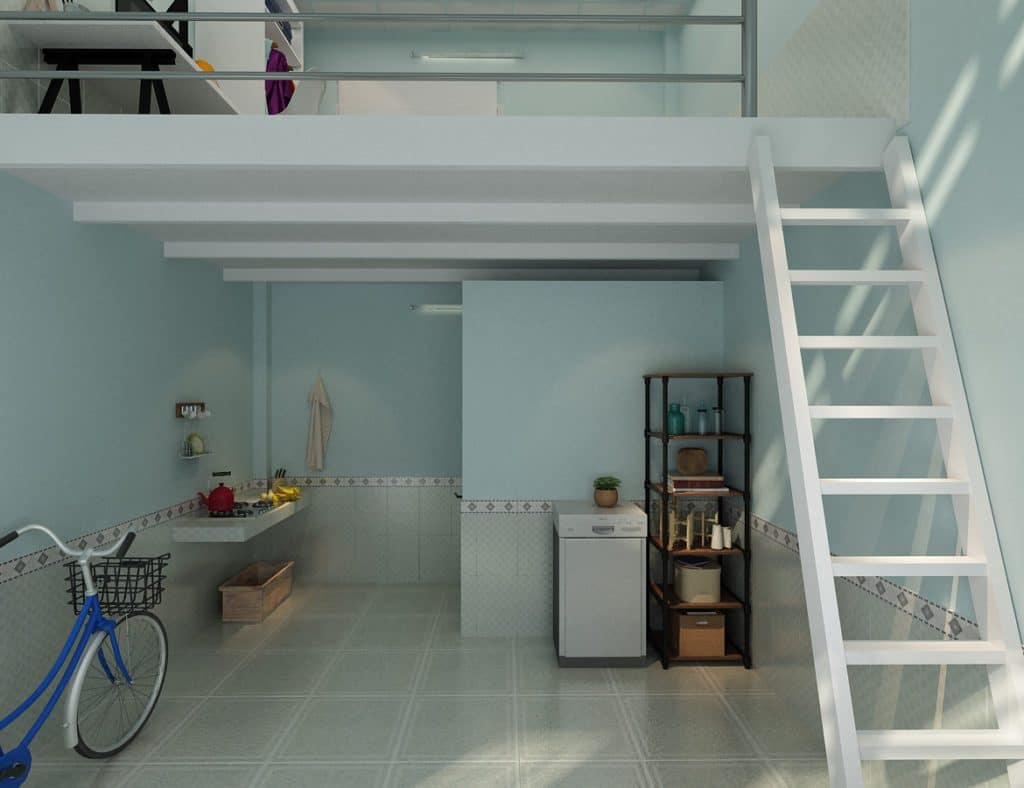Một căn ph&ograve;ng trọ tại quận 1, TP.HCM đang ch&agrave;o thu&ecirc;