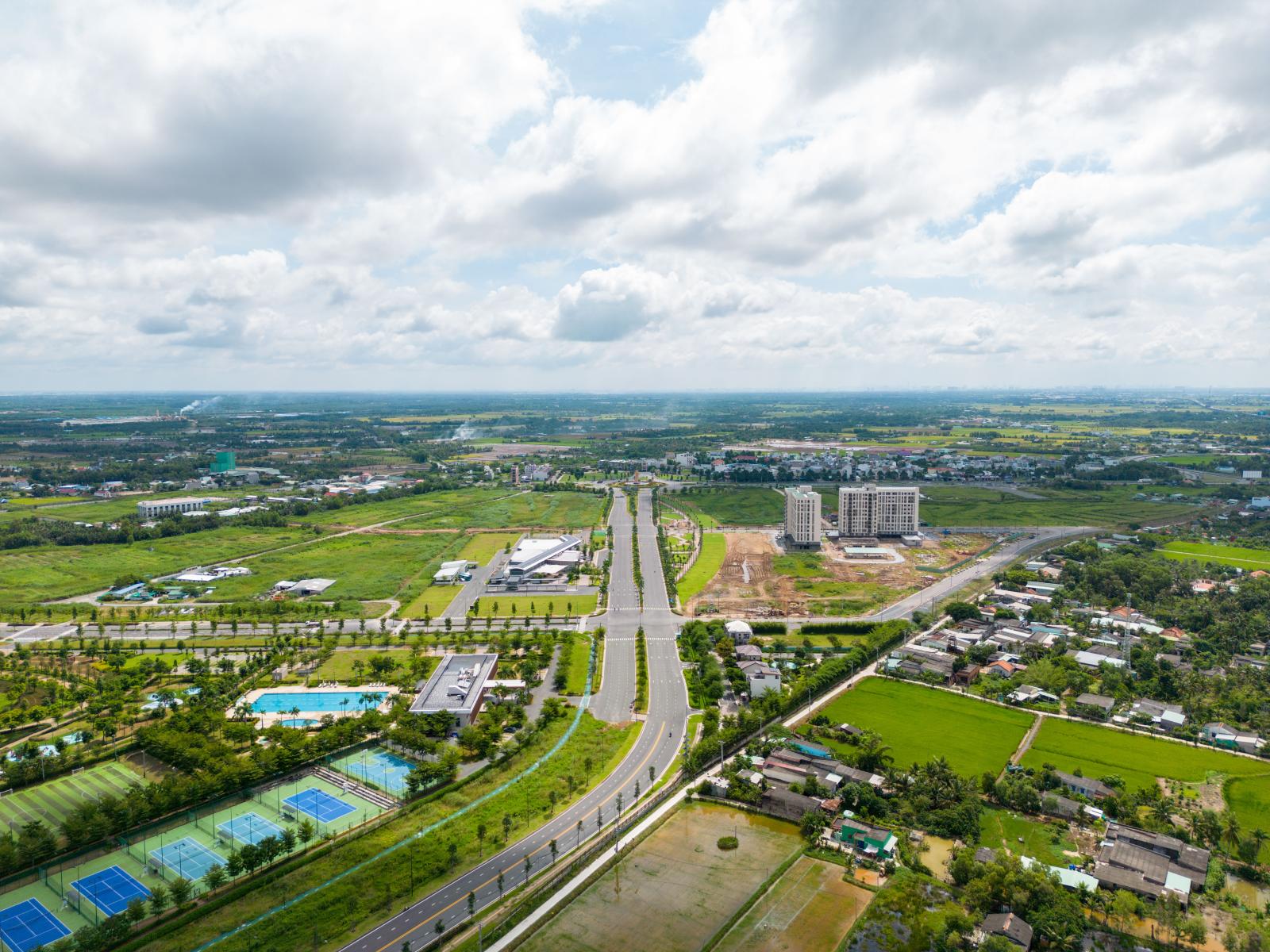 H&igrave;nh ảnh hạ tầng tại một khu vực ở tỉnh Long An