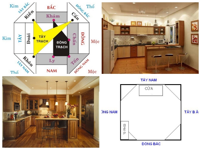 đặt bếp nấu hướng nào
