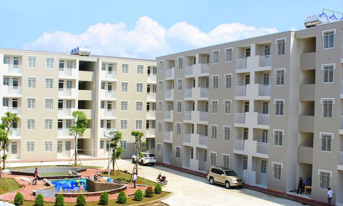 h&igrave;nh ảnh một dự &aacute;n nh&agrave; ở x&atilde; hội đ&atilde; ho&agrave;n thiện v&agrave; đi v&agrave;o sử dụng