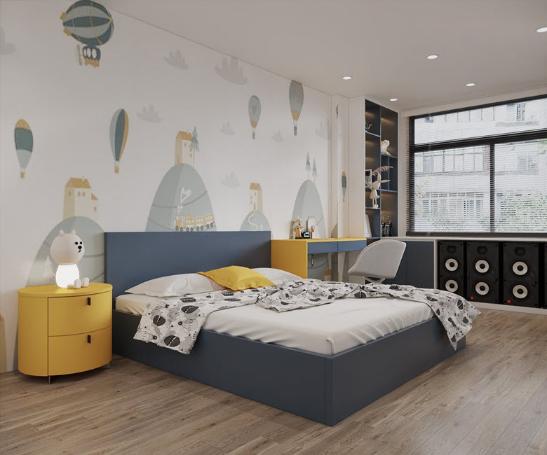 Hầu hết c&aacute;c ph&ograve;ng chức năng trong nh&agrave; phố 30m2 đều đ&oacute;n được &aacute;nh s&aacute;ng tự nhi&ecirc;n, kh&aacute;c hẳn vẻ cũ kỹ, thiếu s&aacute;ng trước cải tạo.