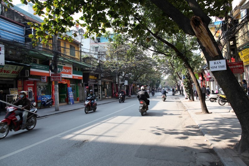 h&igrave;nh ảnh nh&agrave; phố kinh doanh quận Ho&agrave;n Kiếm