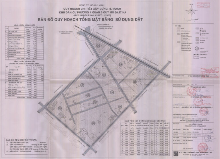 Quy hoạch Khu dân cư Phường 4