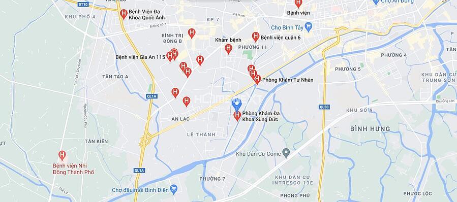 Một số cơ sở ý tế, khám chữa bệnh tại Quận 8 TPHCM