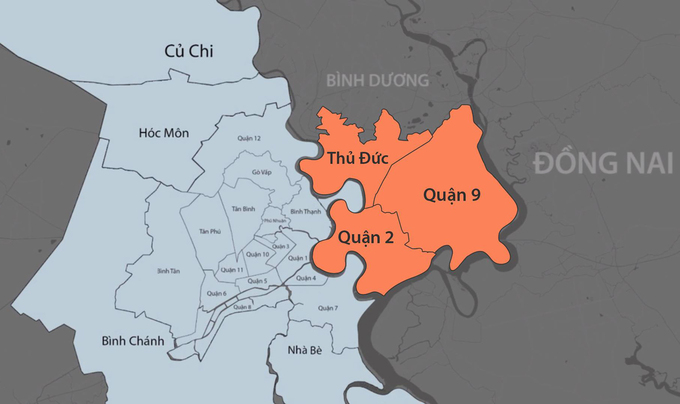 Quận 9 s&aacute;p nhập v&agrave;o TP. Thủ Đức