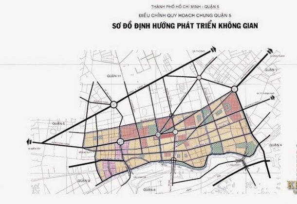 Bản đồ quy hoạch đô thị Quận 5