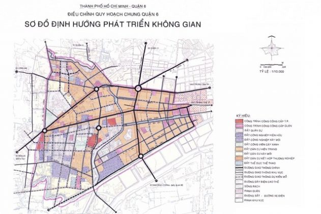 Bản đồ quy hoạch Quận 6