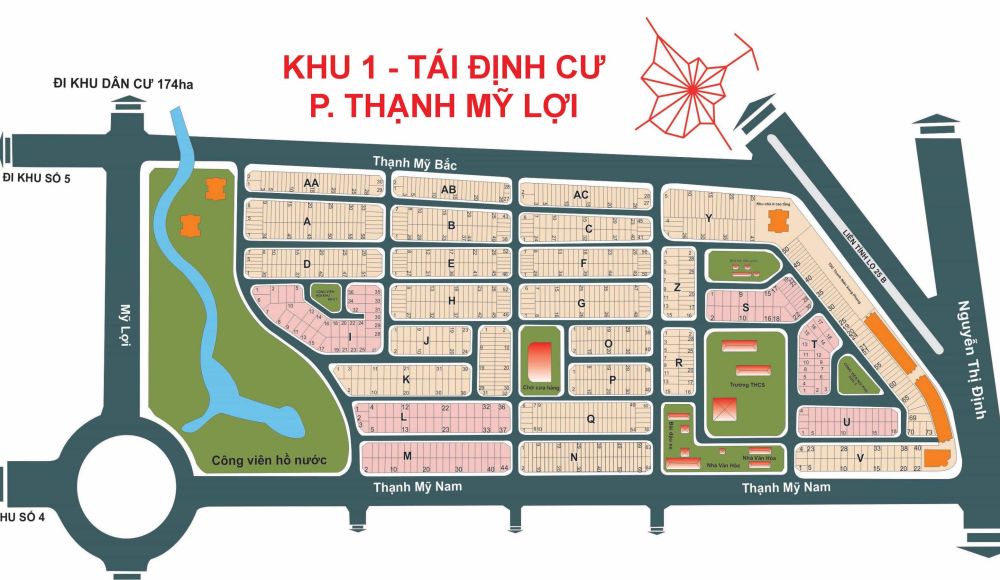 Bản đồ quy hoạch phường Thạnh Mỹ Lợi Quận 2