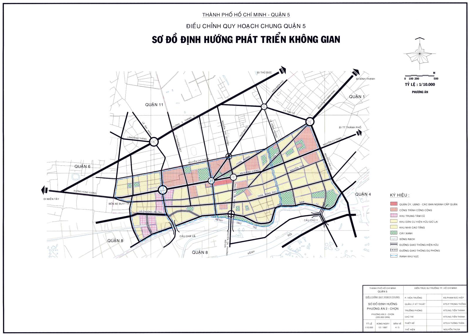 Bản đồ quy hoạch không gian Quận 5