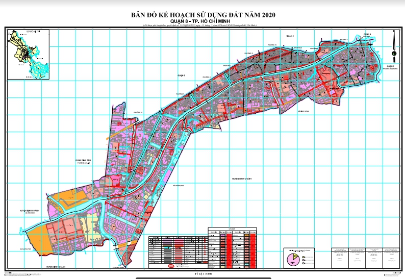 Quy hoạch sử dụng đất quận 8