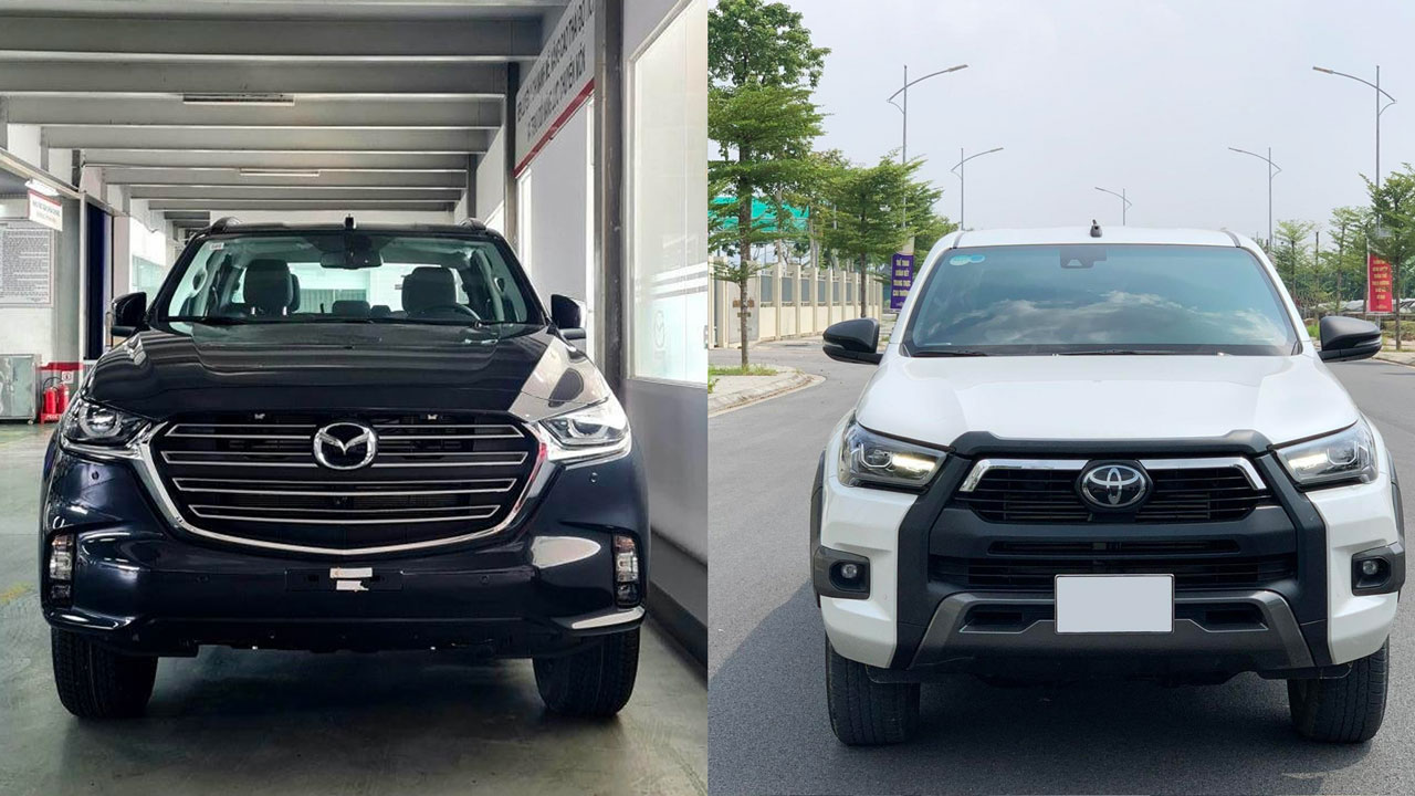 So s&aacute;nh Mazda BT-50 v&agrave; Toyota Hilux cũ: Chọn trẻ trung, tiện nghi hay bền bỉ, khoẻ khoắn?