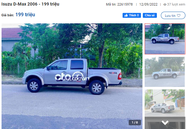 Mua xe bán tải cũ dưới 200 triệu cần lưu ý điều gì? - Isuzu Dmax a4