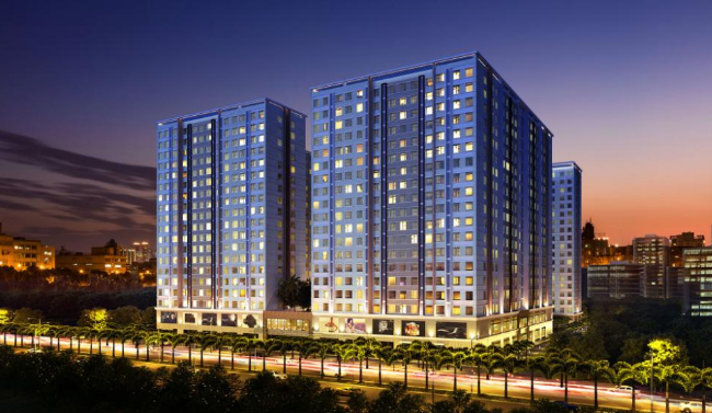 Phối cảnh tổng thể dự &aacute;n Topaz Home, Quận 12, TP.HCM