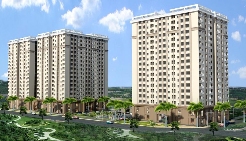 Phối cảnh tổng thể dự &aacute;n chung cư Tecco Green Nest