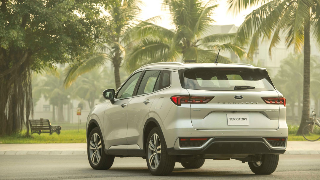 Ngoại hình Ford Territory 2025 mạnh mẽ, thể thao
