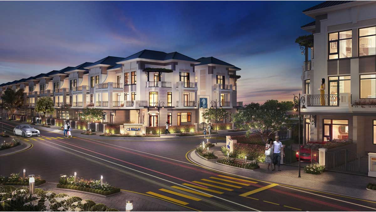 Phối cảnh dự án Clarita Khang Điền