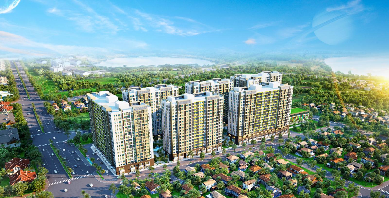tổng thể dự án Căn hộ New Galaxy Bình Dương