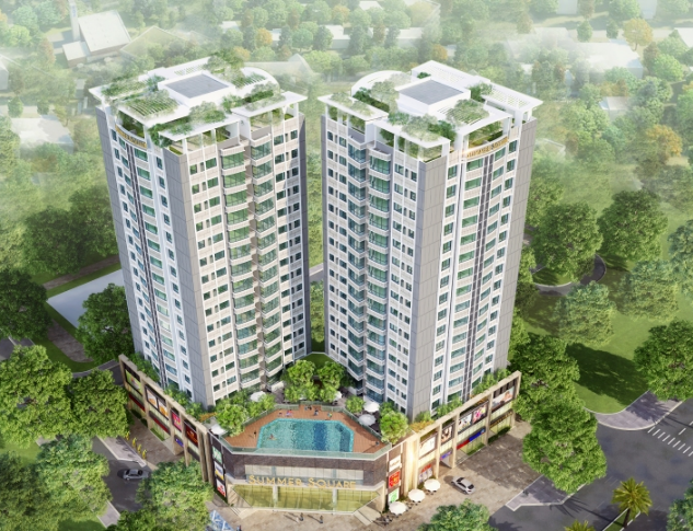 Phối cảnh tổng thể dự án căn hộ Quận 6 - Summer Square