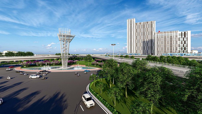 Phối cảnh nút giao An Phú