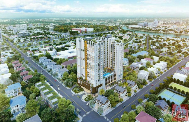 Phối cảnh tổng thể dự án Asiana Capella
