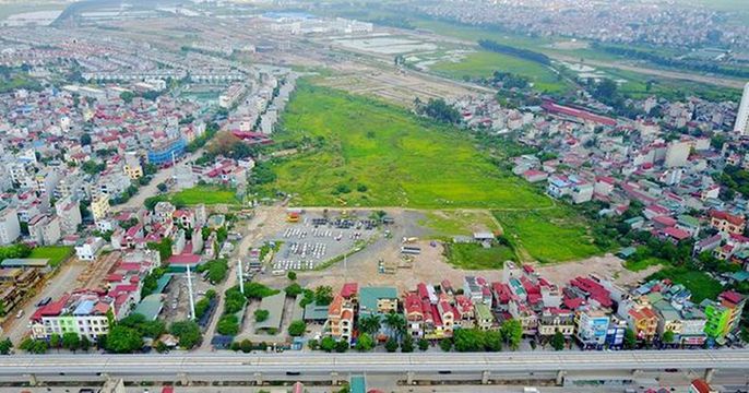 Hình ảnh khu dân cư quy hoạch 1/2000 nhìn từ trên cao