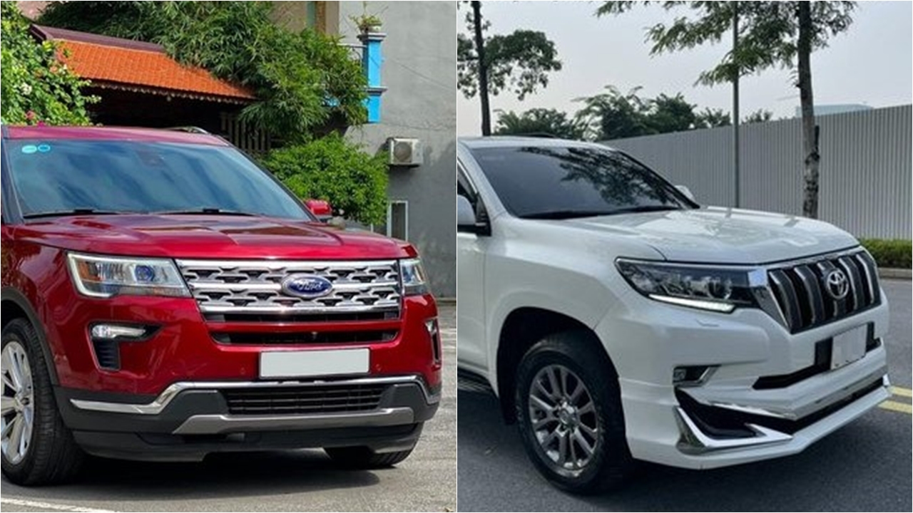 So sánh xe Ford Explorer và Toyota Land Cruiser Prado cũ: Ngang nhau về giá, nên chọn xe nào? 1