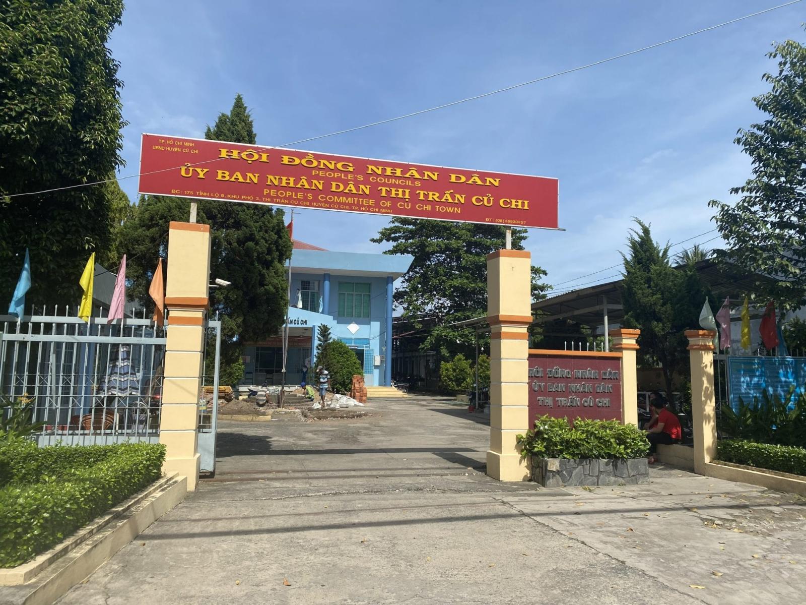 UBND thị trấn củ chi
