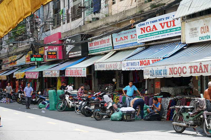  Chợ Soái Kình Lâm thiên đường vải vóc Quận 5 - Tp.HCM