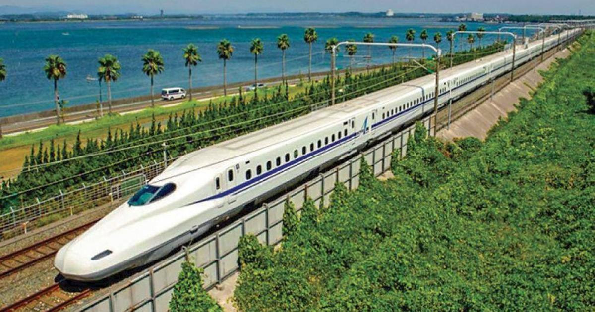 H&igrave;nh ảnh minh họa t&agrave;u đường sắt tốc độ cao