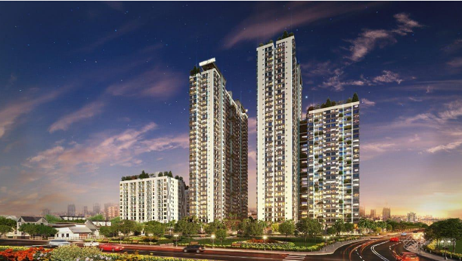 Phối cảnh tổng thể dự án The Western Capital Quận 6, TP.HCM