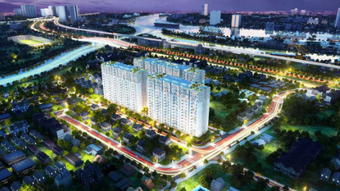 Phối cảnh tổng thể dự án chung cư Starlight Riverside Quận 6, TP.HCM