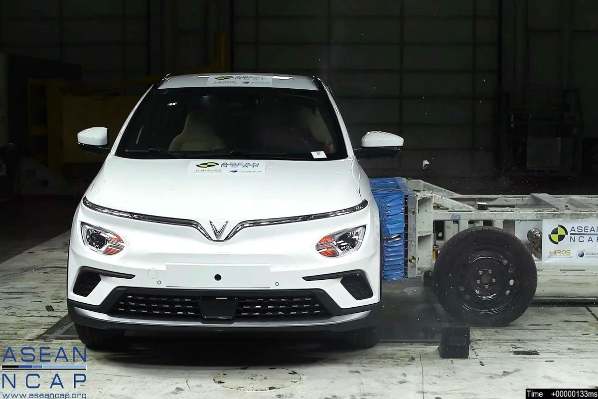 ASEAN NCAP đã chính thức công bố mẫu xe VinFast VF e34 đạt 4/5 sao an toàn theo các tiêu chí được đề ra 