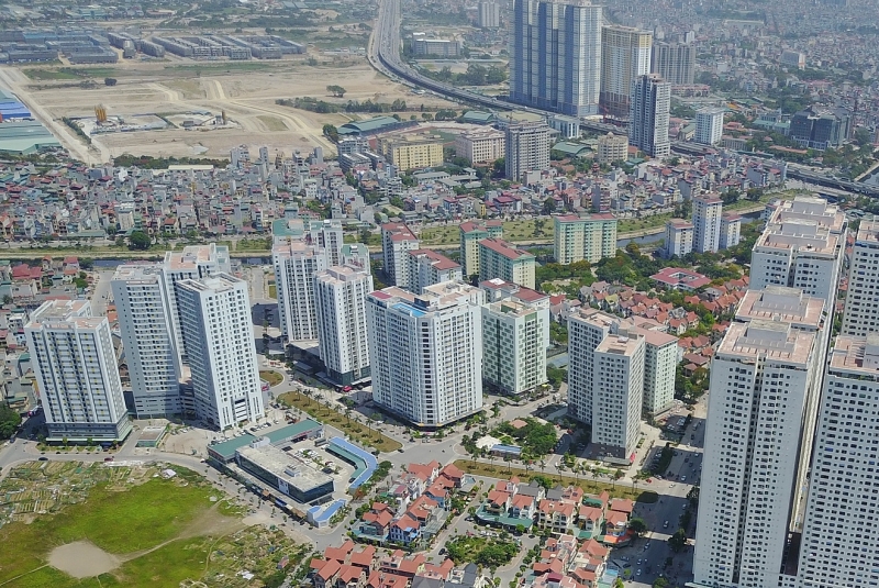 h&igrave;nh ảnh c&aacute;c to&agrave;n nh&agrave; chung cư cao tầng nh&igrave;n từ tr&ecirc;n cao