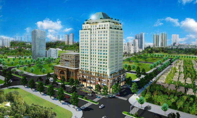 Phối cảnh tổng thể dự &aacute;n Golden King Quận 7, TP.HCM