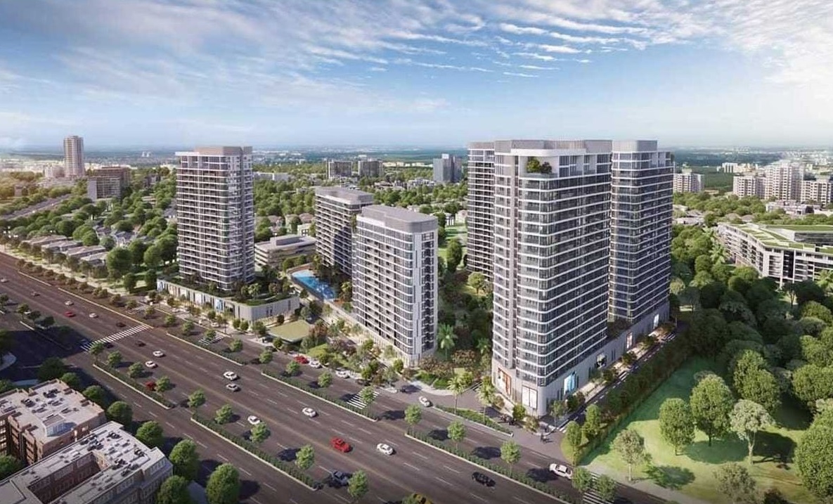 phối cảnh dự án chung cư tại quận Bình Tân minh họa cho giá chung cư quận Bình Tân