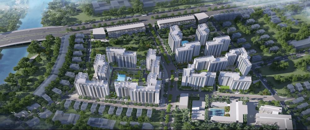 phối cảnh tổng thể dự án Akari City 